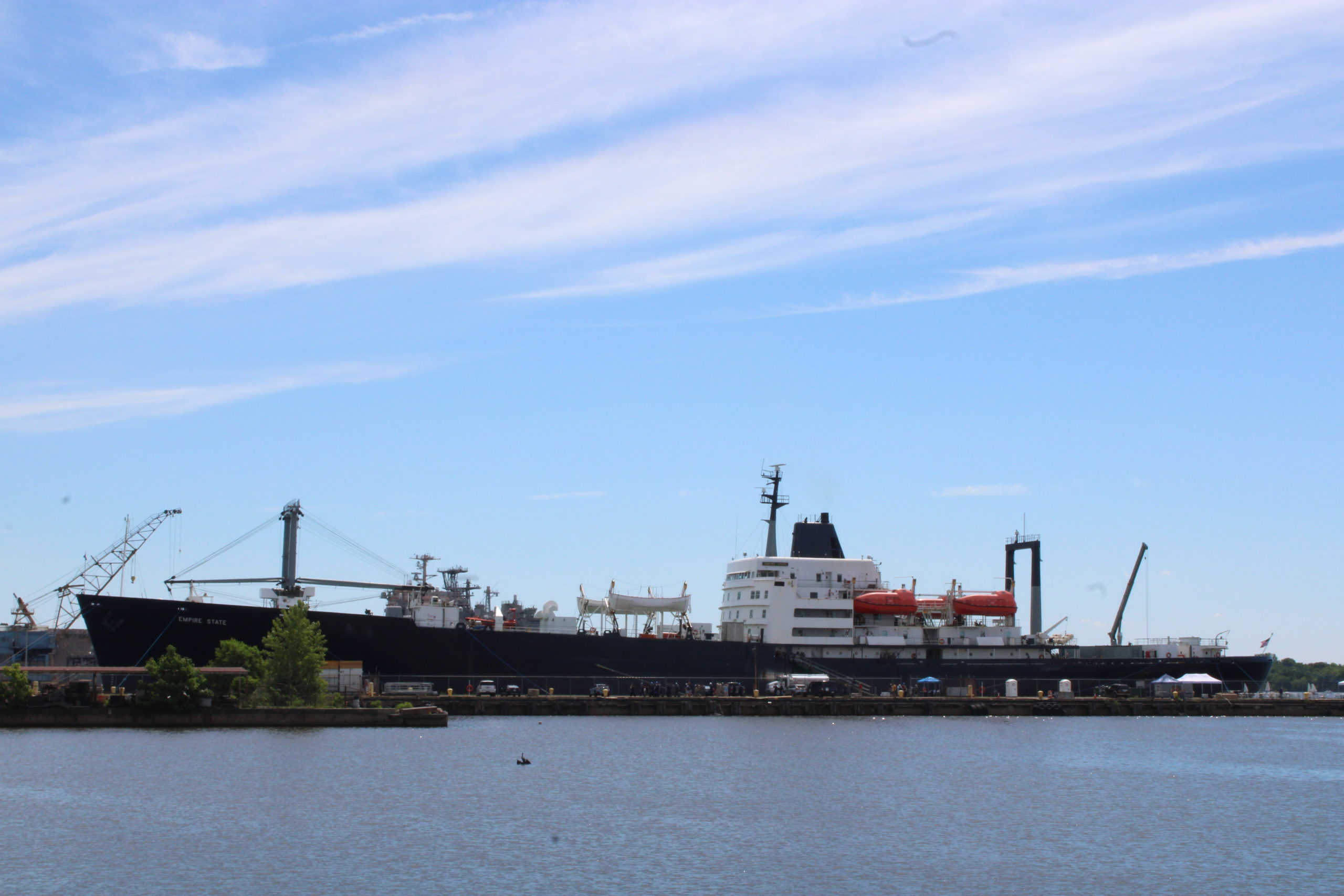 Empire State VI Docks in Philadelphia; SUNY Maritime Cadets and Alumni Tour  Philly Shipyard - Philly Shipyard